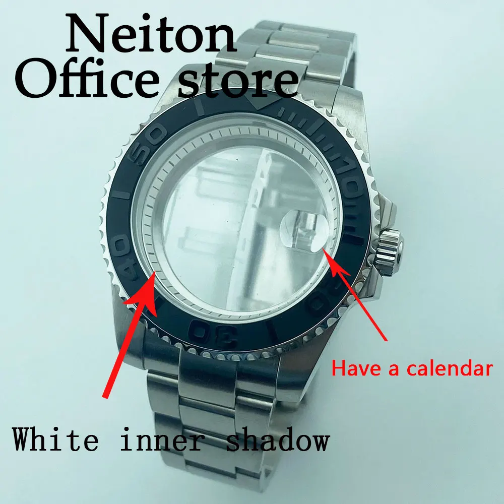 

NEITON 40mm sterile watch case sapphire glass fit ETA2824 2836 Miyota8215 NH35 NH36 NH34 Mingzhu DG2813 3804 PT5000 movement