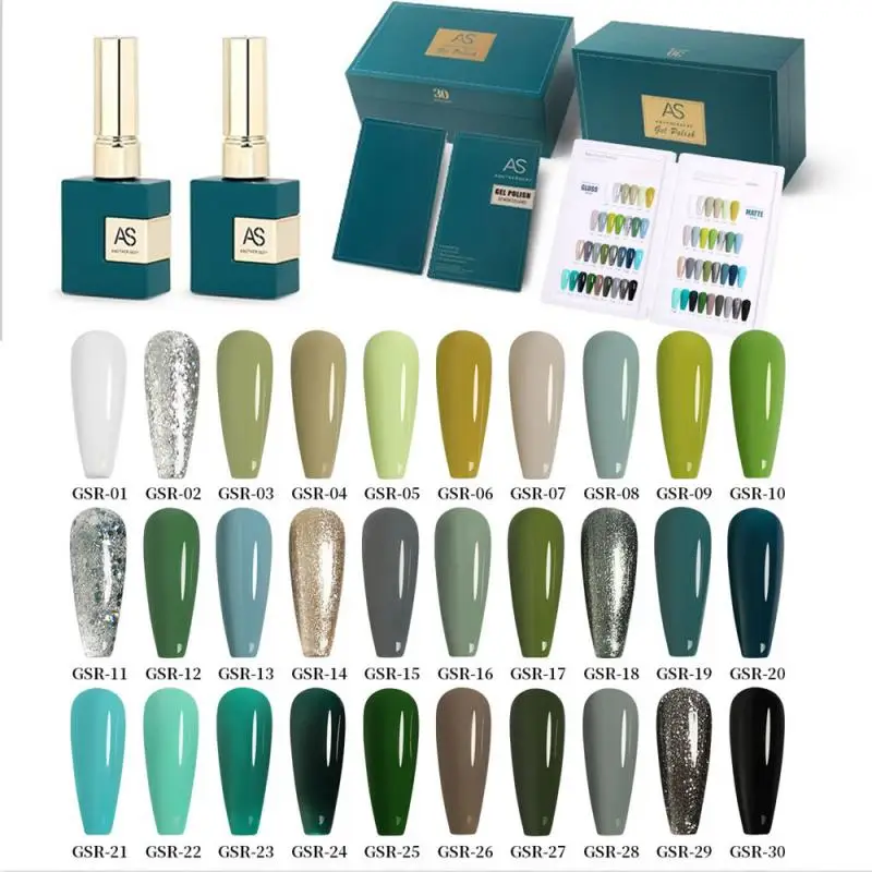 AS Lvye Forest Nail Oil Gel 30 colors 2023 New Whitening Enhancement 30 Green Bottle Series Gel Polish Sexy HIGH QUALITY
AS Lvye Forest Nail Oil Gel 30 colors 2023 New Whitening Enhancement 30 Green Bottle Series Gel Polish Sexy HIGH QUALITY