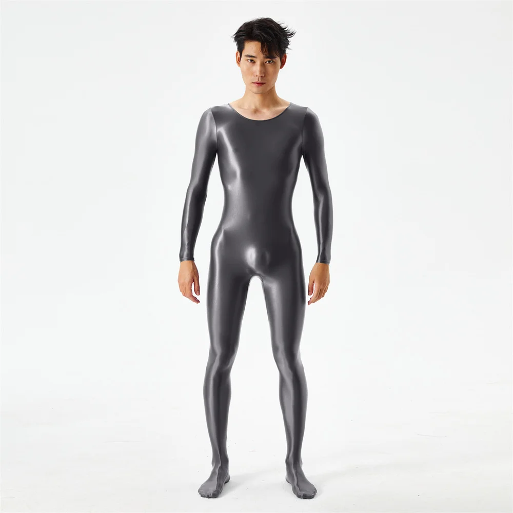 Sexy Mens Shiny Glossy Jumpsuit Zentai Suit Lingerie Long Sleeve Bodystocking Sport Gym Fitness Bodysuit Costume
Sexy Mens Shiny Glossy Jumpsuit Zentai Suit Lingerie Long Sleeve Bodystocking Sport Gym Fitness Bodysuit Costume