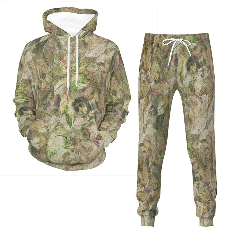 2022 New Arrival Men Women Natural Camouflage Tracksuit Hoodeis and Sweatpants High Quality Aesthetic 3D Printed Casual Outfits
2022 New Arrival Men Women Natural Camouflage Tracksuit Hoodeis and Sweatpants High Quality Aesthetic 3D Printed Casual Outfits