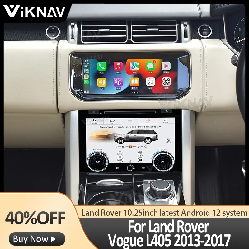 Android Auto 10.25 inch Car Radio For For Land Rover Vogue L405 2013-2017 Carplay Multimedia player GPS Navigation and AC screen
Android Auto 10.25 inch Car Radio For For Land Rover Vogue L405 2013-2017 Carplay Multimedia player GPS Navigation and AC screen
