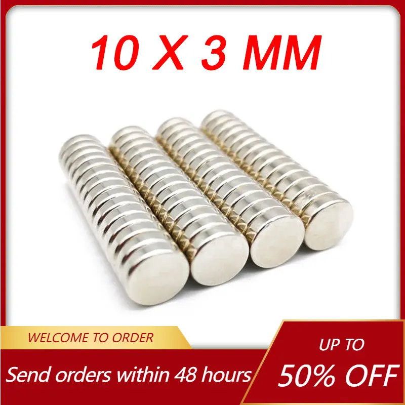 10/20/30/40/50 Pcs 10x3mm Strong Magnets Neodymium Magnet N35 Fridge Magnets Rare Earth Magnet imanes Permanent Magnetic Disc
10/20/30/40/50 Pcs 10x3mm Strong Magnets Neodymium Magnet N35 Fridge Magnets Rare Earth Magnet imanes Permanent Magnetic Disc