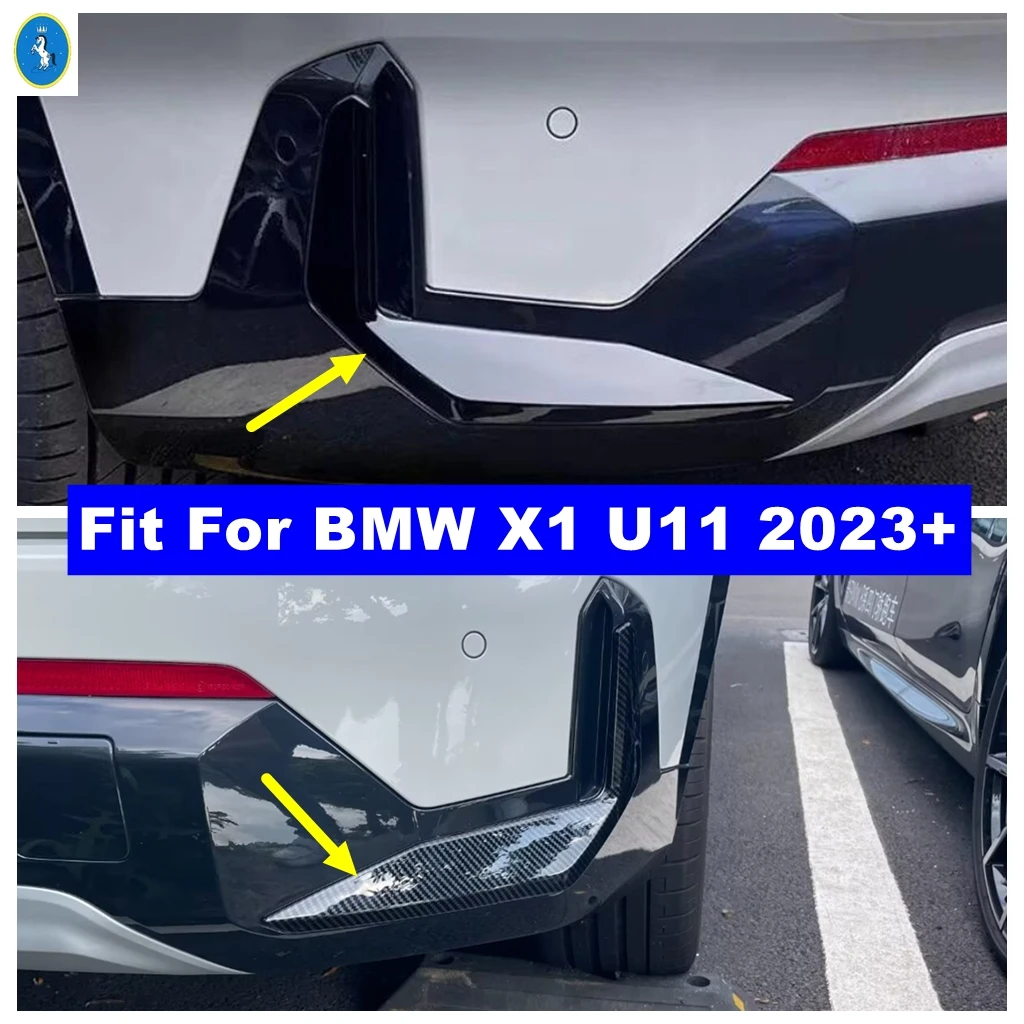 Black / Carbon Fiber Car Front Rear Bumper Fog Light Lamp Corner Strip Eyebrow Cover Trim Accessories For BMW X1 U11 2023 2024
Black / Carbon Fiber Car Front Rear Bumper Fog Light Lamp Corner Strip Eyebrow Cover Trim Accessories For BMW X1 U11 2023 2024