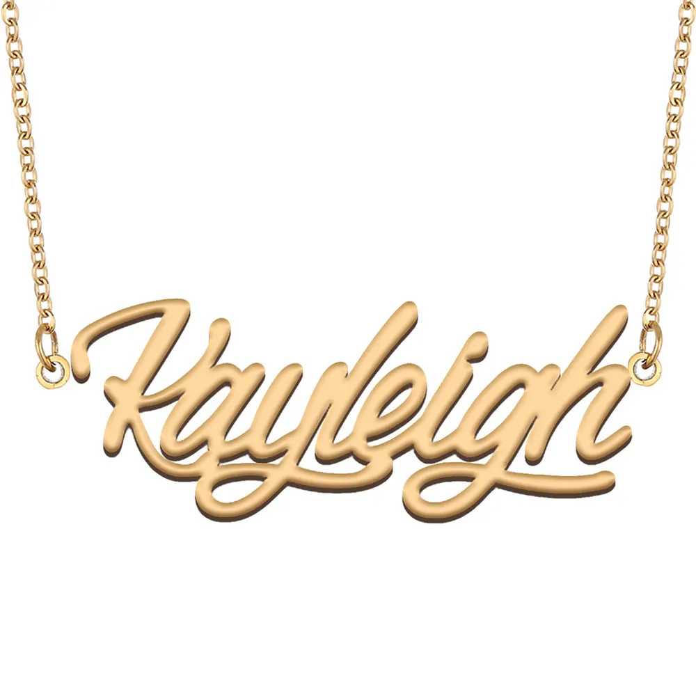 Kayleigh Name Necklace for Women Stainless Steel Jewelry Gold Color Nameplate Pendant Collares Para Mujer Letters Choker
Kayleigh Name Necklace for Women Stainless Steel Jewelry Gold Color Nameplate Pendant Collares Para Mujer Letters Choker