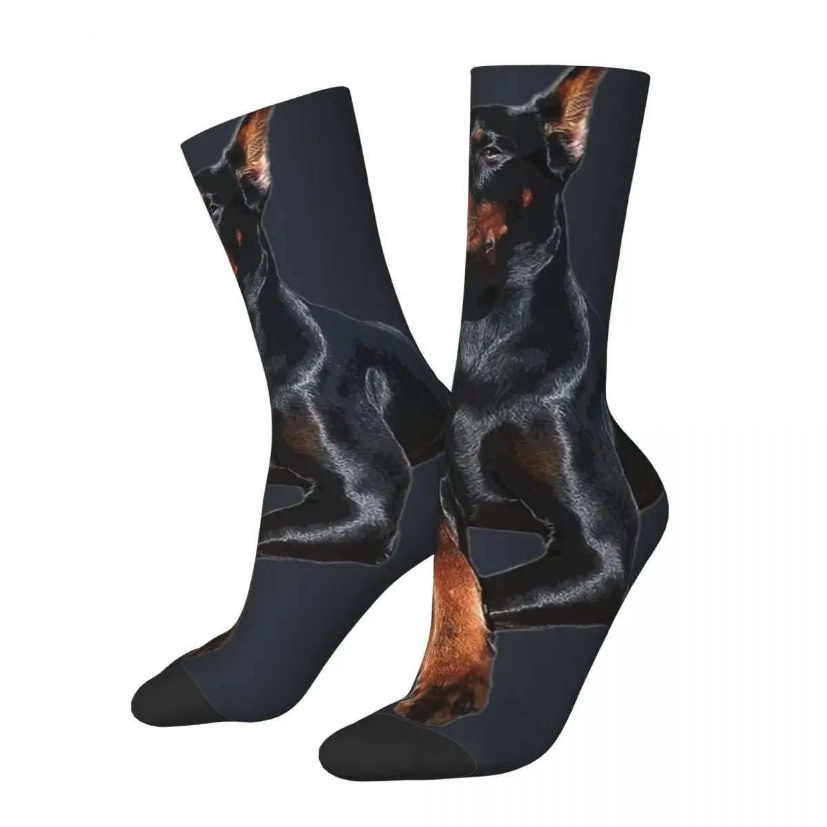 Funny Happy Men's compression Socks Doberman Dog Dobermann Pinscher Vintage Harajuku Doberman Dad Dog Casual Crew Crazy Sock
Funny Happy Men's compression Socks Doberman Dog Dobermann Pinscher Vintage Harajuku Doberman Dad Dog Casual Crew Crazy Sock