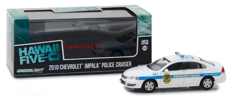 

Модель автомобиля chevрол Impala, полицейский Круизер, литый под давлением из металлического сплава, игрушечная машинка для коллекции подарков, 1:64 2010