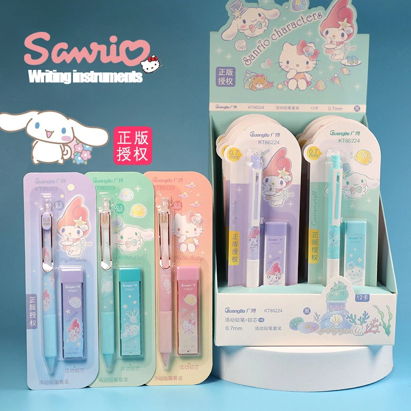 Карандаш Sanrio автоматический в стиле аниме с персонажами из мультфильма Hello Kitty, 0,5/0,7
Карандаш Sanrio автоматический в стиле аниме с персонажами из мультфильма Hello Kitty, 0,5/0,7