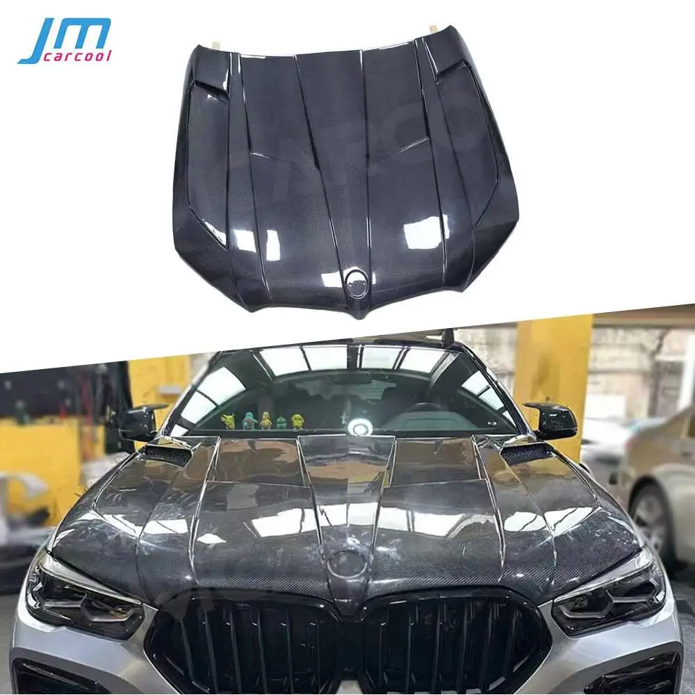 

Front Bumper Engine Hood for BMW X6 G06 2020+ FRP Engine Bonnets Car Styling Carbon Fiber Body kits Accessories Car Styling