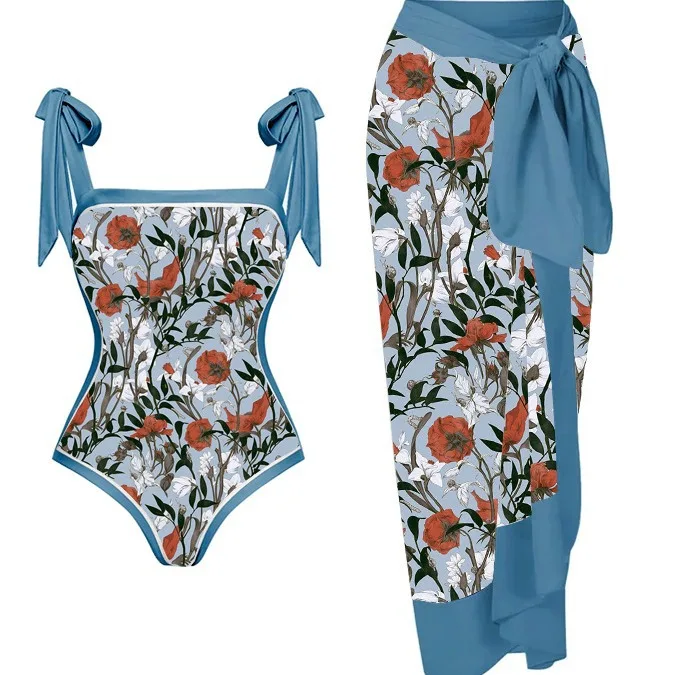 Купальный костюм для женщин, спортивный купальник, сексуальный женский купальник-бикини, слитный купальник с цифровым принтом