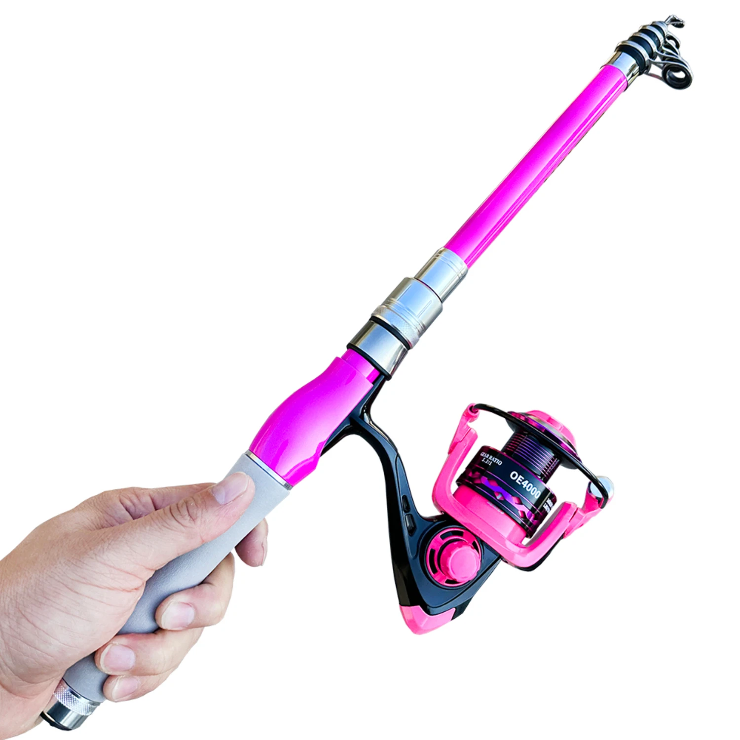 Telescopic Lure Fishing Rod Reel Combo Full Kit Carbon Fiber Pole Baitcasting/Spinning Wheel Outdoor Pesca Tool Set 1.5M-2.4M
Telescopic Lure Fishing Rod Reel Combo Full Kit Carbon Fiber Pole Baitcasting/Spinning Wheel Outdoor Pesca Tool Set 1.5M-2.4M