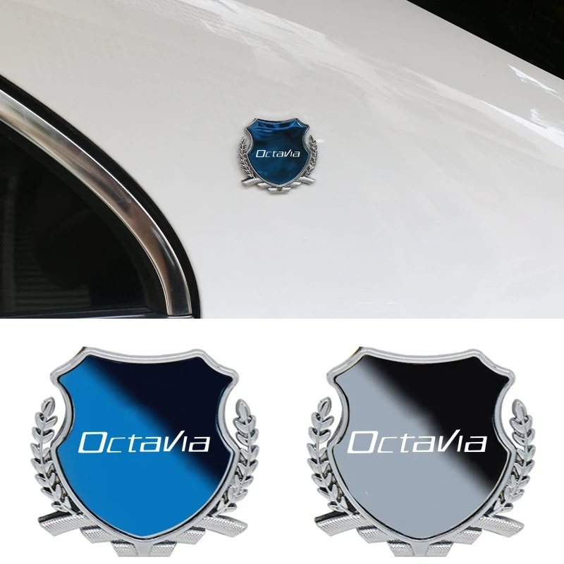 

3D Metal Car Trunk Window Side Emblem Badge Decal Sticker For Skoda Octavia KAMIQ KODIAQ SUPERB RAPID FABIA YETI