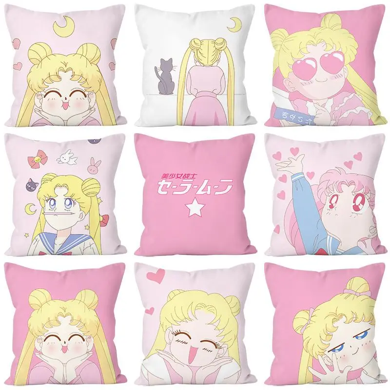 Sailor Moon Plush Pillows Anime Peripheral Room Decor Cartoon Image Printed Pillowcase Stuffed Office Sofa Cushion Cute Present
Sailor Moon Plush Pillows Anime Peripheral Room Decor Cartoon Image Printed Pillowcase Stuffed Office Sofa Cushion Cute Present