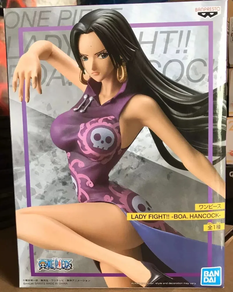 Anime Original Bandai ONE PIECE Boa Hancock Anime Action Figures Collection Ornaments Figure Toys Birthday Gift 17cm
Anime Original Bandai ONE PIECE Boa Hancock Anime Action Figures Collection Ornaments Figure Toys Birthday Gift 17cm