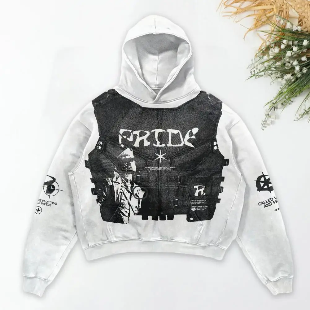 Men Printed Hoodie Streetwear Skull Print Hoodie Retro Fashion for Men with Loose Fit Trendy Look Comfortable Stylish Pullover
Men Printed Hoodie Streetwear Skull Print Hoodie Retro Fashion for Men with Loose Fit Trendy Look Comfortable Stylish Pullover