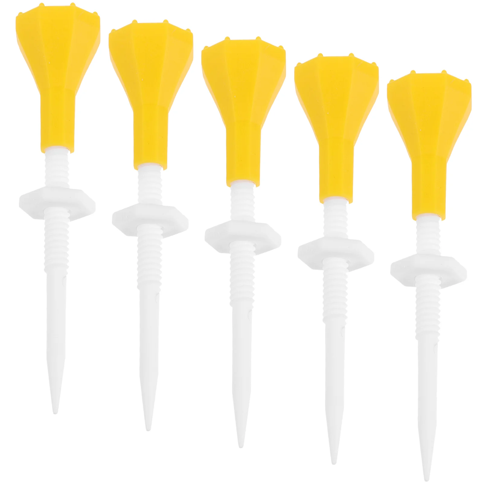5 Pcs Golf Tee Rubber Sleeve Adjustable Limit Plastic Ball Holder (yellow) Balls Golfs Supplies Storage Holders
5 Pcs Golf Tee Rubber Sleeve Adjustable Limit Plastic Ball Holder (yellow) Balls Golfs Supplies Storage Holders
