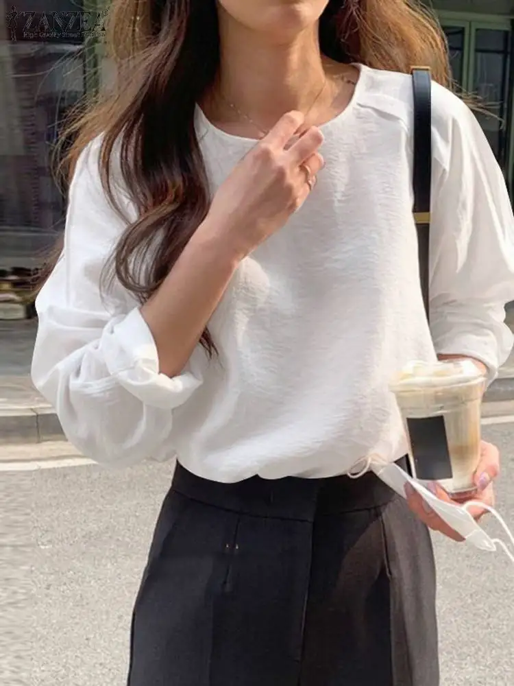 ZANZEA Women Casual Shirt Fahion Solid Color Blouse 2023 Autumn Texture Fabric Tops Tunic Vintage Long Sleeve Blusas Oversized
ZANZEA Women Casual Shirt Fahion Solid Color Blouse 2023 Autumn Texture Fabric Tops Tunic Vintage Long Sleeve Blusas Oversized