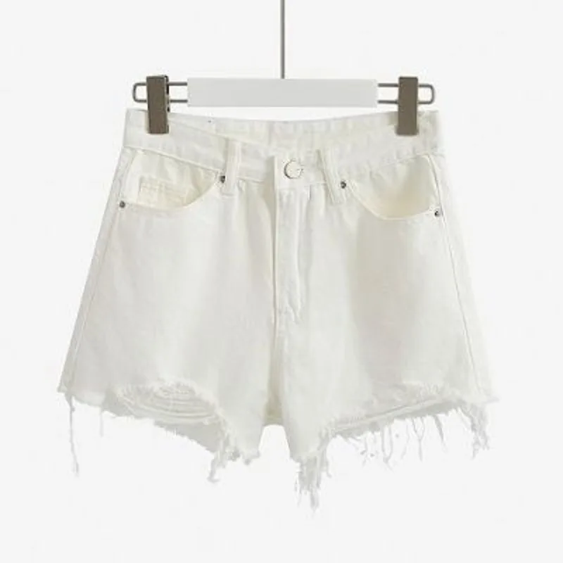 Korean Fashion Summer Shorts Women Hole High Waist Short Jeans Burrs Female Build A Word Torn Wide-Legged Short Pants Streetwear
Korean Fashion Summer Shorts Women Hole High Waist Short Jeans Burrs Female Build A Word Torn Wide-Legged Short Pants Streetwear