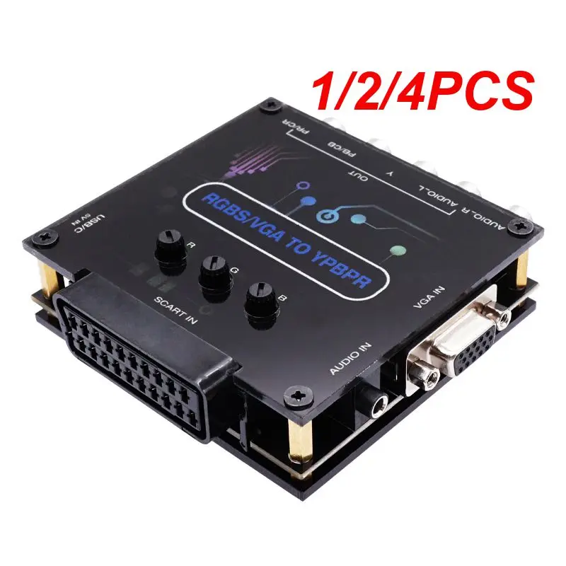 

1/2/4PCS RetroScaler RGBS (Scart) or VGA To YPBPR Signal Video Transcoder Converter RGBS To Color Difference Component For Game