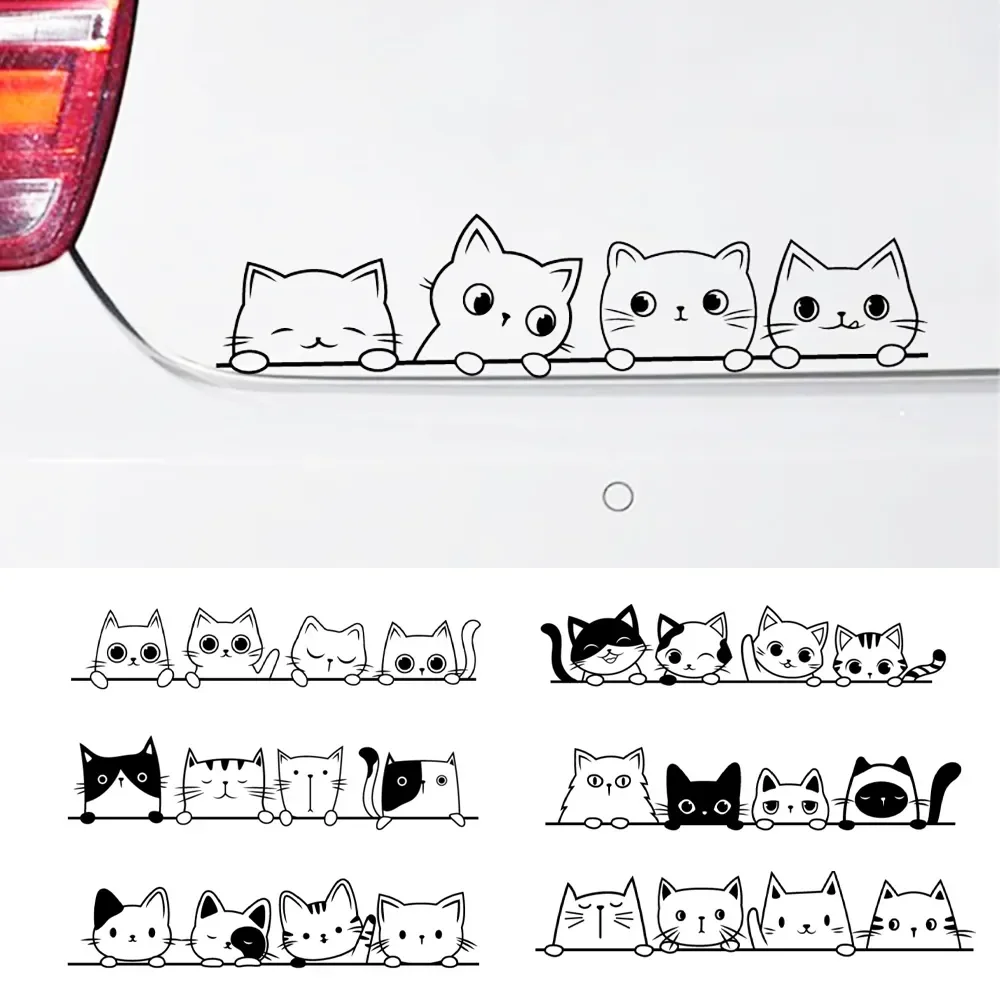 Peeking Cat Vinyl Sticker Car Window Bumper Decoration, Halloween Cats Decals Fur Kitten Laptop Stickers for Apple MacBook Decor
Peeking Cat Vinyl Sticker Car Window Bumper Decoration, Halloween Cats Decals Fur Kitten Laptop Stickers for Apple MacBook Decor