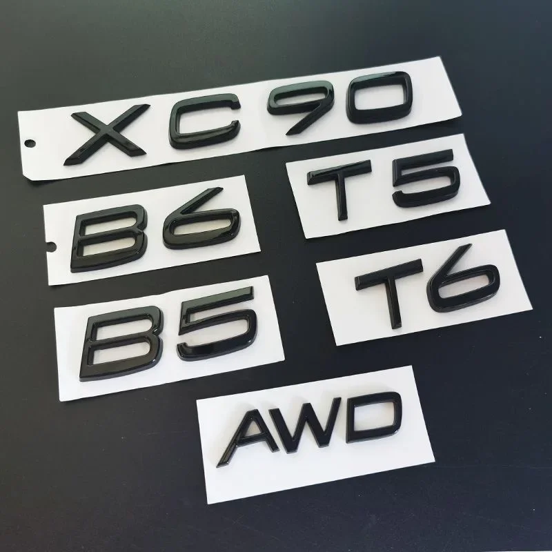 3D ABS Car Rear Tail Trunk Emblem Badge Decal T5 T6 AWD Fender Sticker For Volvo XC60 XC90 S60 S80 S60L V40 V60 Accessories
3D ABS Car Rear Tail Trunk Emblem Badge Decal T5 T6 AWD Fender Sticker For Volvo XC60 XC90 S60 S80 S60L V40 V60 Accessories