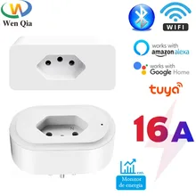 Wifi Tuya Smart Socket Brazil Standard 16A 220V Plug Smart Life Remote Electrical Outlet Timer Voice Work with Alexa Google Home
Wifi Tuya Smart Socket Brazil Standard 16A 220V Plug Smart Life Remote Electrical Outlet Timer Voice Work with Alexa Google Home