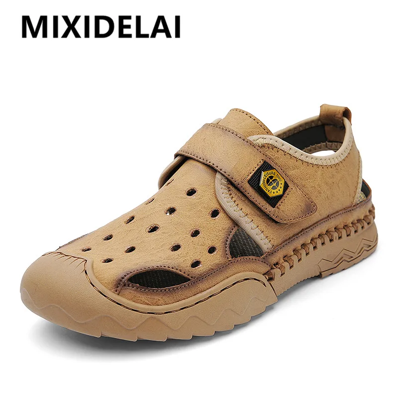 Classic Summer Large Size Men's Sandals Leather Men's Slippers Breathable Designer Beach Roman Sandals Brand Non-Slip Men Shoes
Classic Summer Large Size Men's Sandals Leather Men's Slippers Breathable Designer Beach Roman Sandals Brand Non-Slip Men Shoes