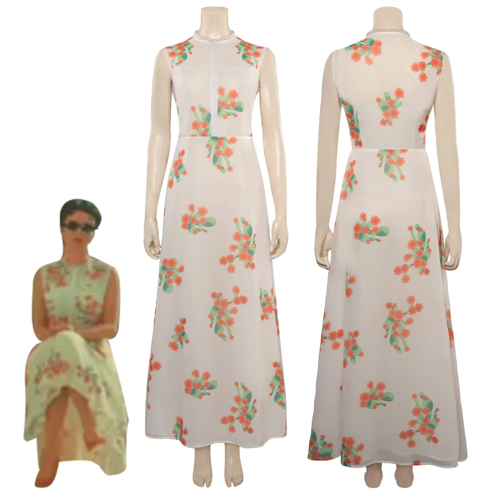 Female Midge Campbell Cosplay Costume Asteroid City Roleplay Adult Printed Midi Dress Halloween Carnival Party Disguise Suit
Female Midge Campbell Cosplay Costume Asteroid City Roleplay Adult Printed Midi Dress Halloween Carnival Party Disguise Suit
