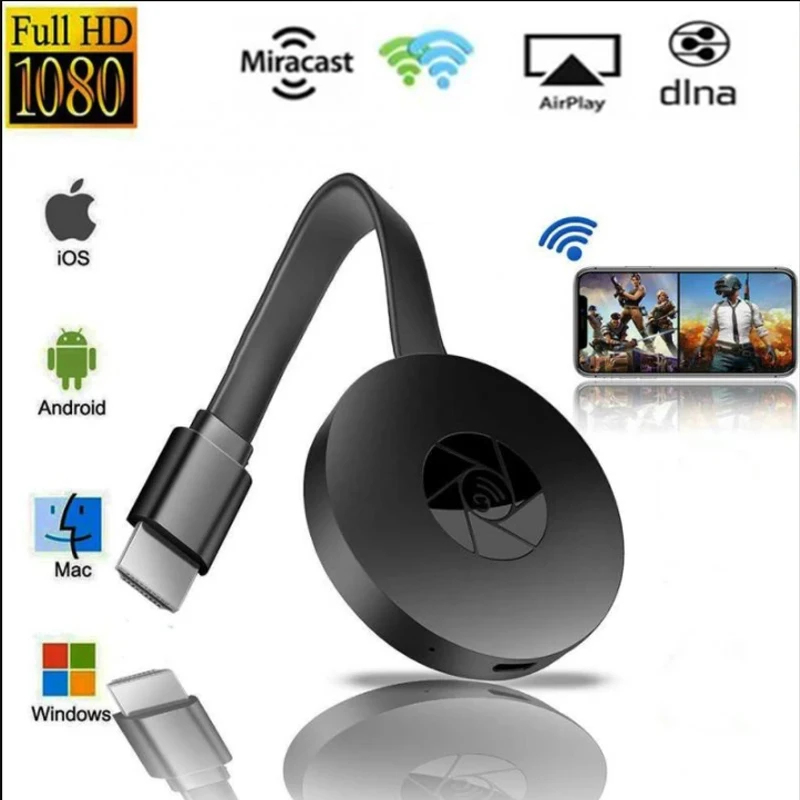2.4G 4K Wireless Wifi TV Stick 1080P Dongle Display Receiver G2 For DLNA Airplay Display Dongle Receiver Anycast For IOS PC New
2.4G 4K Wireless Wifi TV Stick 1080P Dongle Display Receiver G2 For DLNA Airplay Display Dongle Receiver Anycast For IOS PC New