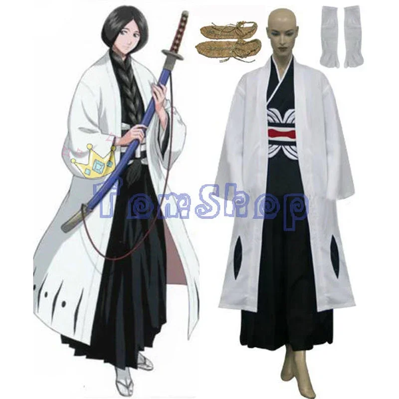 Anime Bleach 4th Division Captain Unohana Retsu Cosplay Kimono Uniform Suit Full Set Women Girls Costumes w/ Sandals Custom-made
Anime Bleach 4th Division Captain Unohana Retsu Cosplay Kimono Uniform Suit Full Set Women Girls Costumes w/ Sandals Custom-made