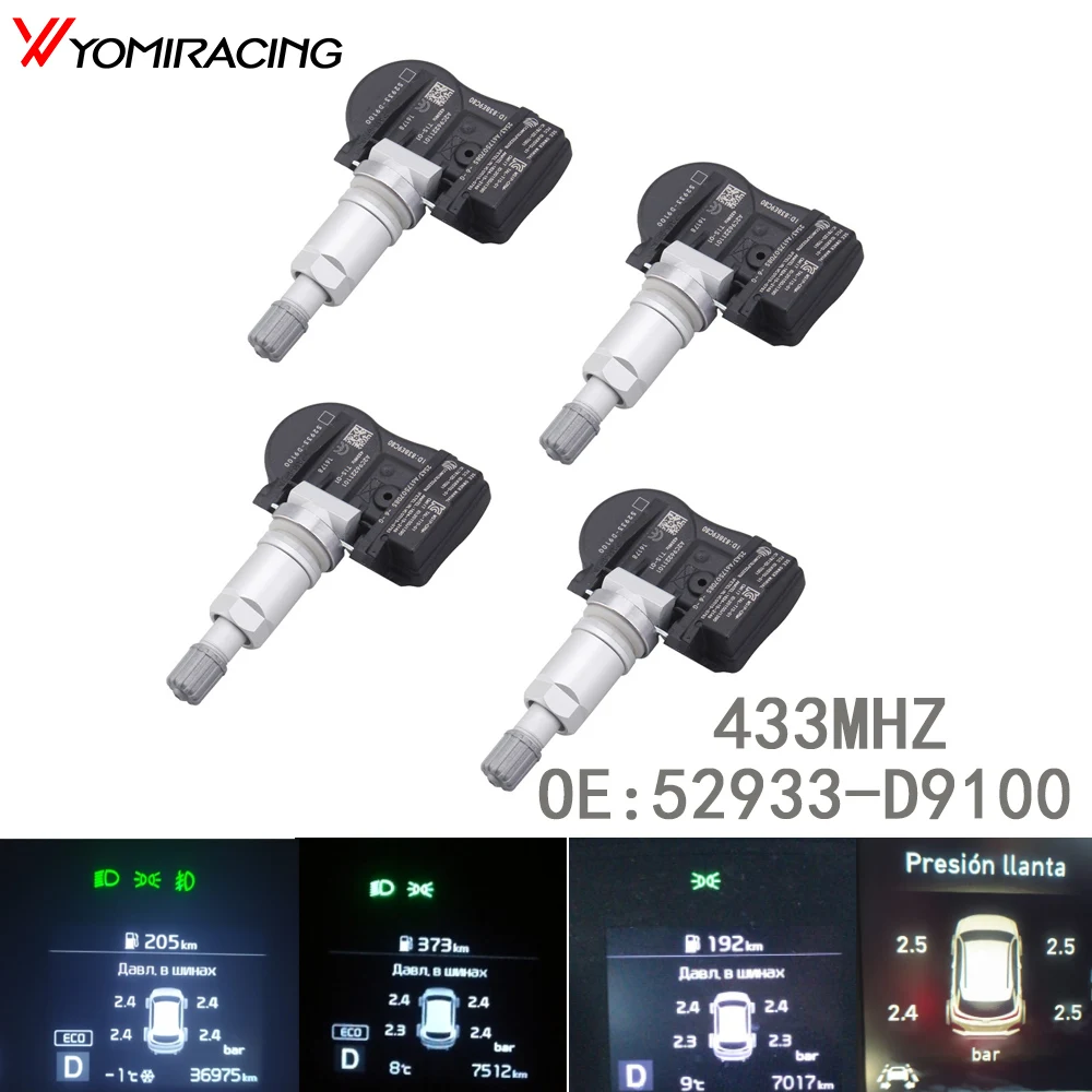 Датчик давления в шинах 52933-D9100, 52933D9100, 433 МГц, TPMS для Kia Sportage 2019, 2020, 2021, NIRO OPTIMA, для HYUNDAI ELANTRA, 4 шт.
Датчик давления в шинах 52933-D9100, 52933D9100, 433 МГц, TPMS для Kia Sportage 2019, 2020, 2021, NIRO OPTIMA, для HYUNDAI ELANTRA, 4 шт.
