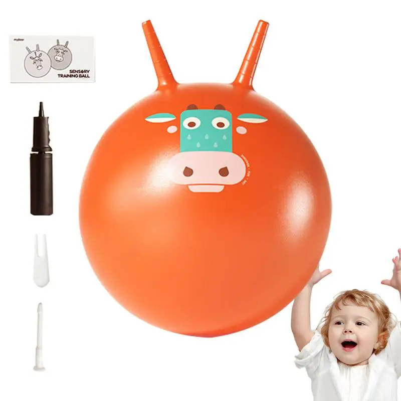 

Hopper Bouncing Ball Kangaroo Bouncer Hopping Toy With Handle Sensory Training Thickened 40Cm/16in Diameter For Children In