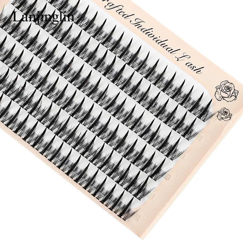 Individual Lashes 6 Rows 246 Bundles Cluster Spikes Lash Wispy Premade Russian Natural Fluffy False Eyelashes Makeup Tool Lashes 11 Sb62d5249389d4af8b2426aaa6fdae5f02