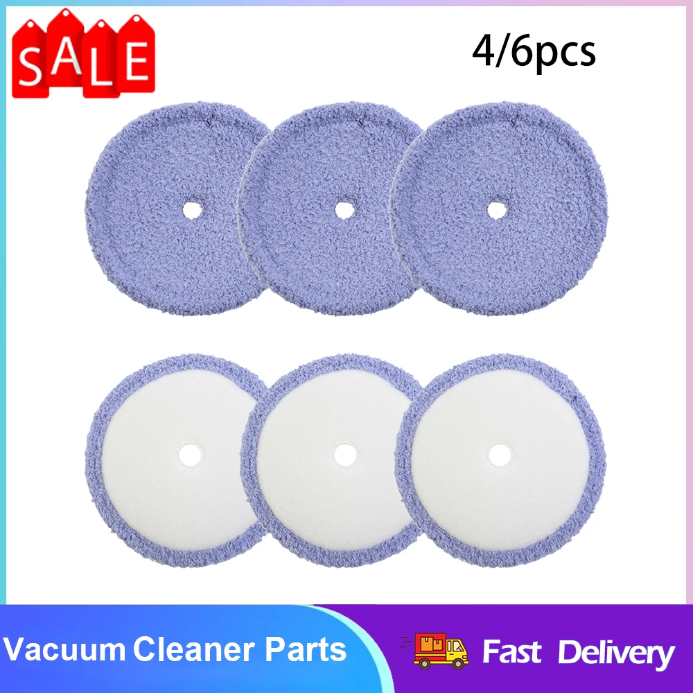 4/6Pcs Washable Mopping Cloth Set For EVERYBOT Edge RS700 RS500 Robot Mother Yarn And Microfiber Mop Pad Household Clenaing Tool
4/6Pcs Washable Mopping Cloth Set For EVERYBOT Edge RS700 RS500 Robot Mother Yarn And Microfiber Mop Pad Household Clenaing Tool
