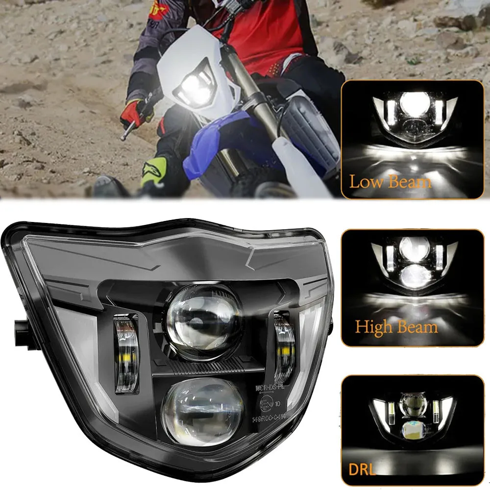 Supermoto MX Enduro Headlight For 2013-2023 Yamaha XT WR YZ TTR WRF 250/400/426/450 Motocross Head Light Lamp Dual Sport LED
Supermoto MX Enduro Headlight For 2013-2023 Yamaha XT WR YZ TTR WRF 250/400/426/450 Motocross Head Light Lamp Dual Sport LED