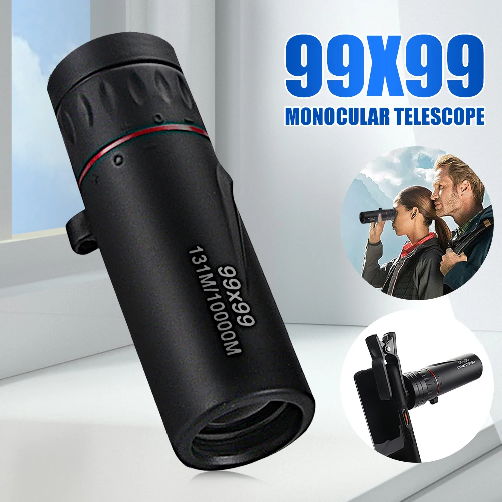 99x99 Unique Ergonomic Design High-definition Vision Mini Monocular Telescope Non-infrared Portable Beautiful Pocket Telescope
99x99 Unique Ergonomic Design High-definition Vision Mini Monocular Telescope Non-infrared Portable Beautiful Pocket Telescope