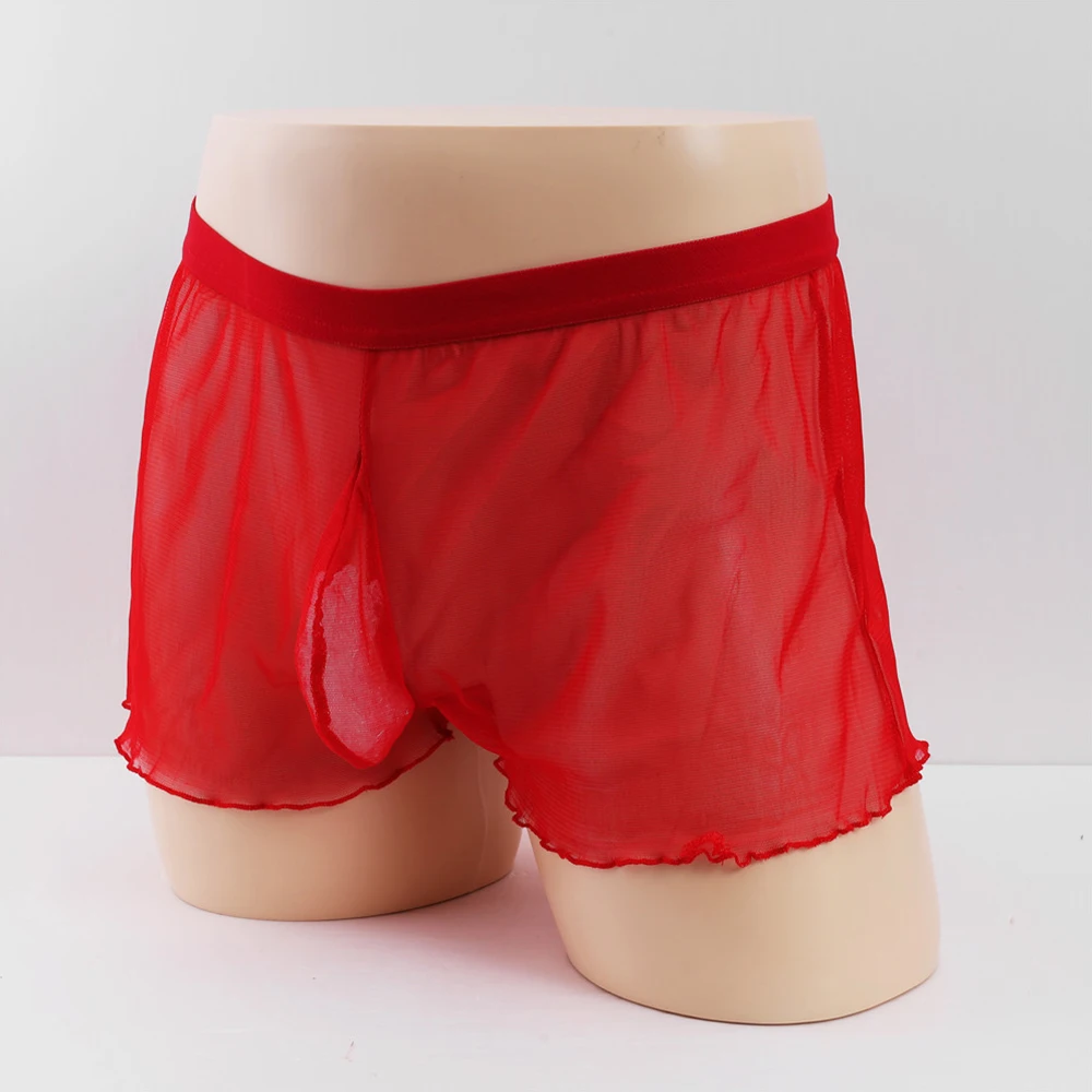 New Sissy Panties Boxershorts Men Mesh Sexy Boxer Briefs Transparent Underwear Underpants Ultra-Thin Soild Color Shorts Trunks
New Sissy Panties Boxershorts Men Mesh Sexy Boxer Briefs Transparent Underwear Underpants Ultra-Thin Soild Color Shorts Trunks