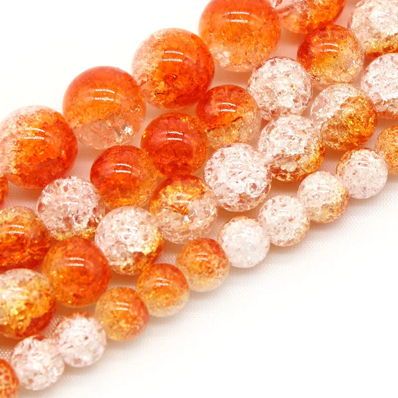 Natural Stone Orange Snow Cracked Crystal Beads 15" Strand 4 6 8 10 12 14MM Pick Size For Jewelry Making DIY Bracelet Necklace
Natural Stone Orange Snow Cracked Crystal Beads 15" Strand 4 6 8 10 12 14MM Pick Size For Jewelry Making DIY Bracelet Necklace