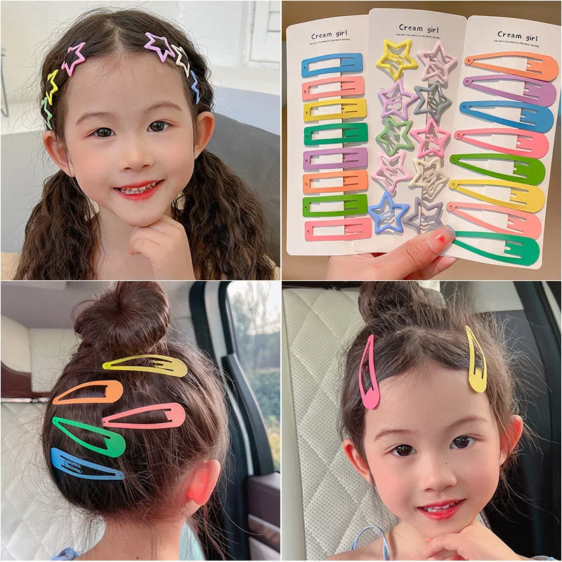 10Pcs Fashion Hair Clips For Women Girls Kawaii Kids Hair Accessories Snap Barrettes Candy Color Hairpins Clip For Hair
10Pcs Fashion Hair Clips For Women Girls Kawaii Kids Hair Accessories Snap Barrettes Candy Color Hairpins Clip For Hair