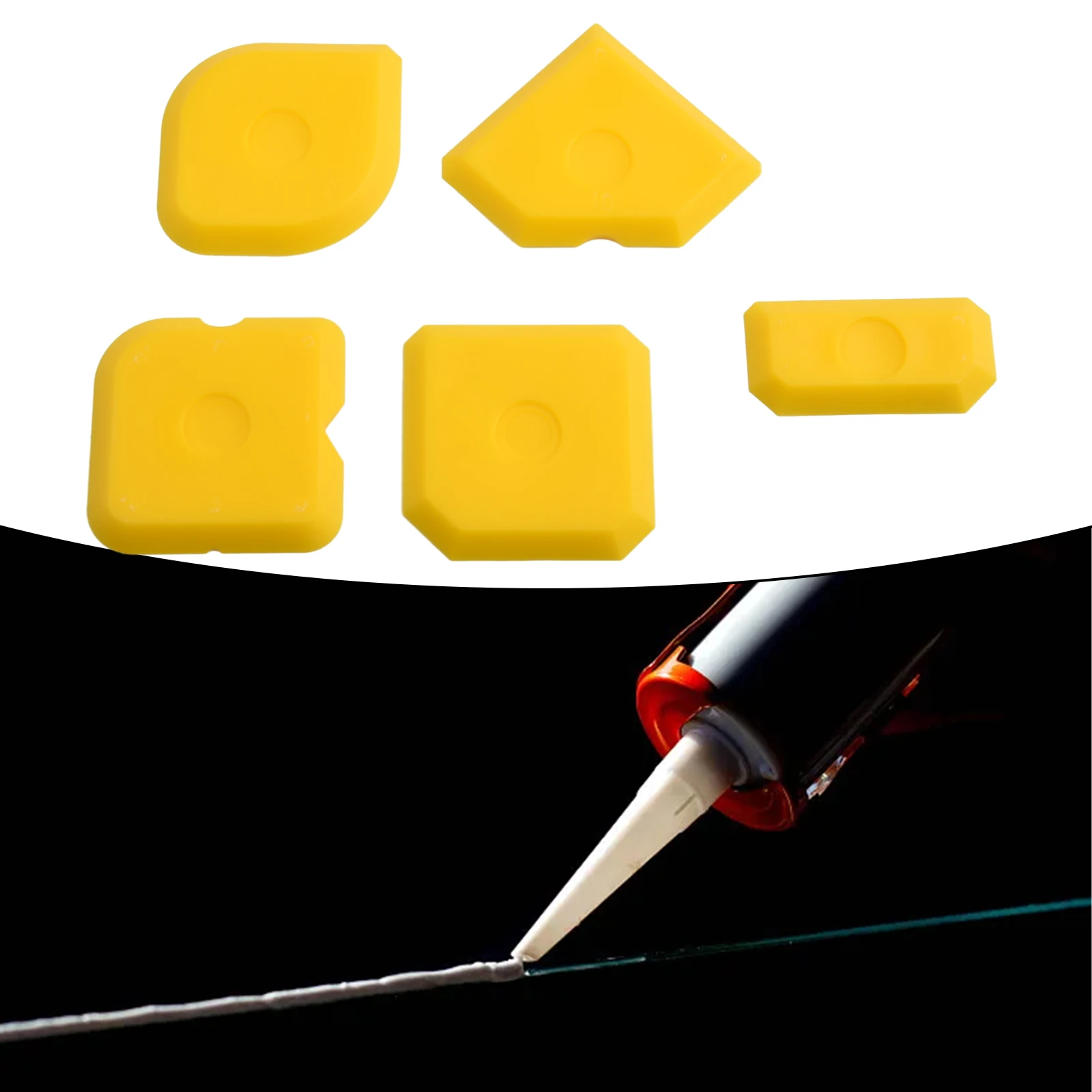 Tool Scraper Divisible Glass Plastic Scraper Rubber Sheet Sealing Sewing Tool Silicone Device Yellow Practical
Tool Scraper Divisible Glass Plastic Scraper Rubber Sheet Sealing Sewing Tool Silicone Device Yellow Practical
