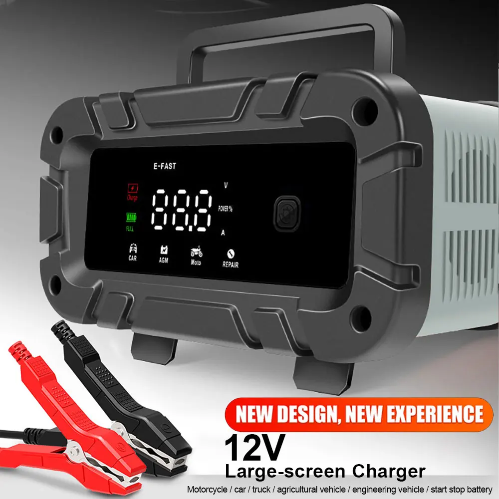 12V 10A , 24V 5A / 12V 6A Car Battery Charger Fully Automatic High Frequency Intelligent Pulse Repair LCD Display Charger
12V 10A , 24V 5A / 12V 6A Car Battery Charger Fully Automatic High Frequency Intelligent Pulse Repair LCD Display Charger
