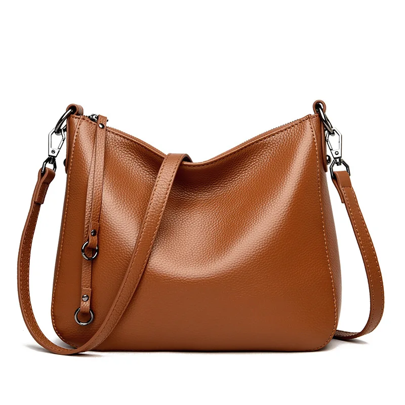 Top Luxury Designer Women's High-capacity Genuine Leather Large Bag Shoulder Head Layer Cowhide Crossbody Trendy And Fashionable
Top Luxury Designer Women's High-capacity Genuine Leather Large Bag Shoulder Head Layer Cowhide Crossbody Trendy And Fashionable