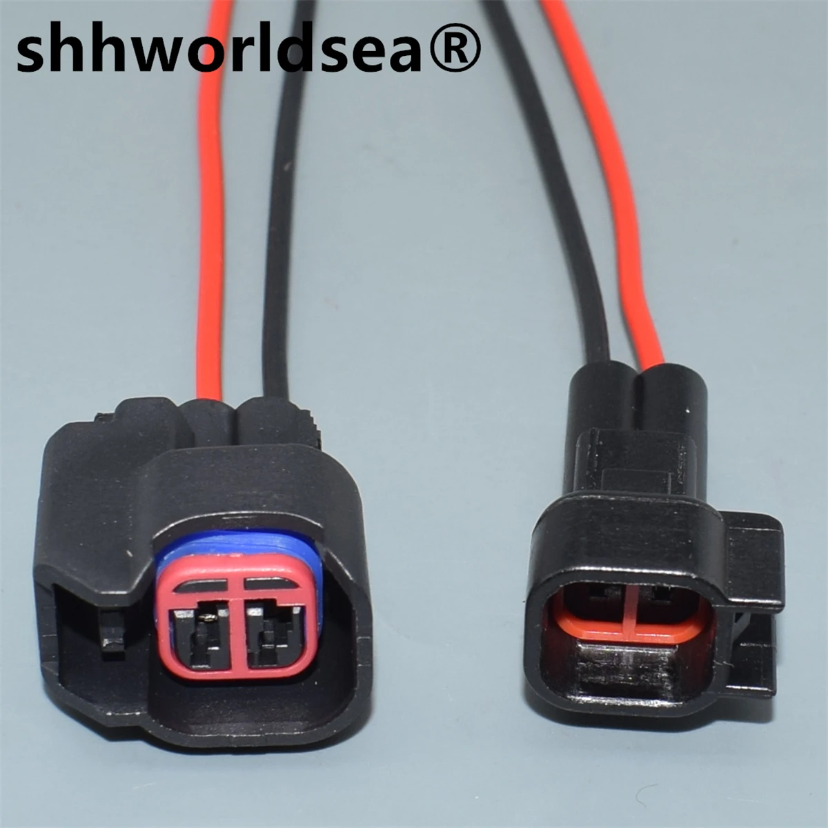 

Shhworldsea 2 разъема 1,5 мм гнездовой разъем EV6/EV14 автомобильный разъем топливного инжектора для Dodge LS2 LS3 GM 7283-5967-30