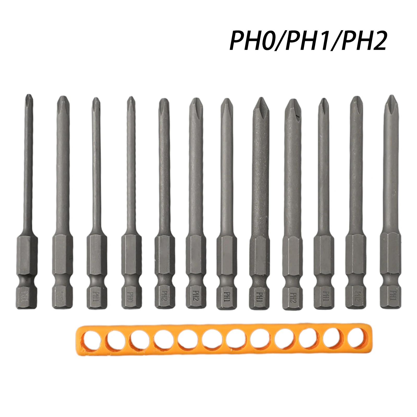 12pcs 75mm Cross Screwdriver Bit Magnetic Batch Head PH0 PH1 PH2 With Bit Holder Alloy Steel Electric Screwdriver Hand Tools
12pcs 75mm Cross Screwdriver Bit Magnetic Batch Head PH0 PH1 PH2 With Bit Holder Alloy Steel Electric Screwdriver Hand Tools