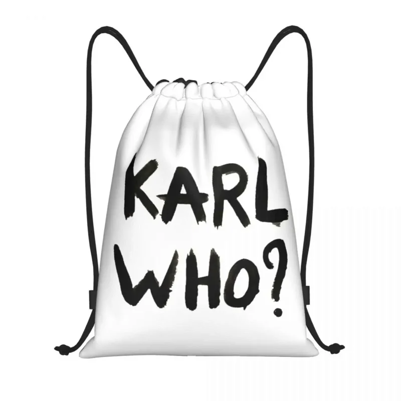 Custom Karl Who Drawstring Bags for Shopping Yoga Backpacks Women Men Sports Gym Sackpack
Custom Karl Who Drawstring Bags for Shopping Yoga Backpacks Women Men Sports Gym Sackpack