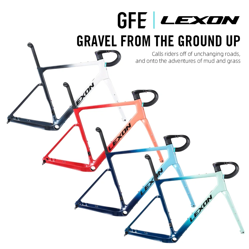 Lexon GFE Carbon Gravel Frame Off-Road Disk Brake Bicycle Framework Disc Brake 700C 27.5 DISC ROAD Gravel Bike Frame
Lexon GFE Carbon Gravel Frame Off-Road Disk Brake Bicycle Framework Disc Brake 700C 27.5 DISC ROAD Gravel Bike Frame