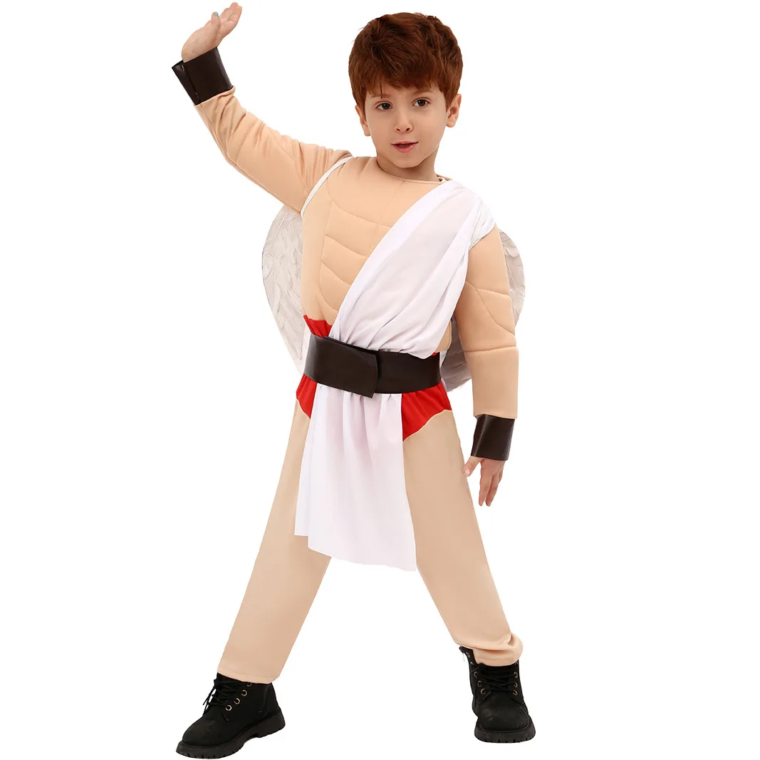 Детский костюм Купидона на День святого Валентина, праздничный костюм для косплея, милая школьная одежда для мальчиков с крыльями
Детский костюм Купидона на День святого Валентина, праздничный костюм для косплея, милая школьная одежда для мальчиков с крыльями