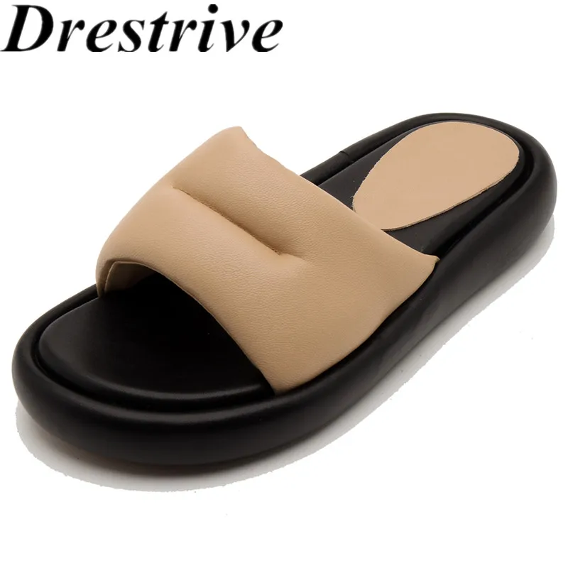 Drestrive 2023 Cute Slippers Sheepskin Outside Flat With Heel Round Toe Summer Shoes Handmade Top Quality Soft Women Sandal
Drestrive 2023 Cute Slippers Sheepskin Outside Flat With Heel Round Toe Summer Shoes Handmade Top Quality Soft Women Sandal