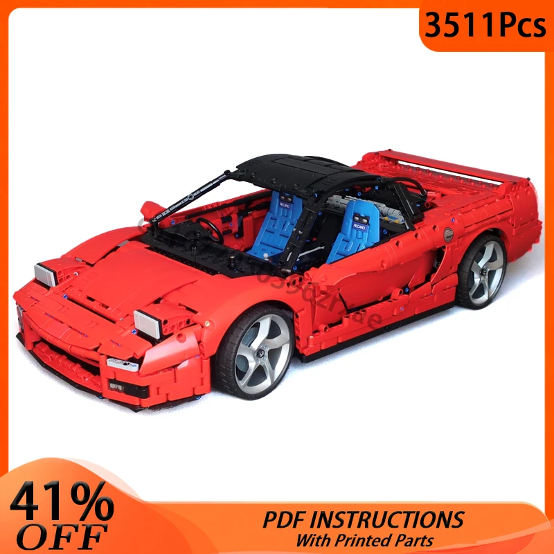 Новый конструктор MOC Supercar NSX, скоростные чемпионы, гоночный автомобиль, модель конструктора 1:8, сборная машина «сделай сам», детские игрушки, рождественские подарки 42143
Новый конструктор MOC Supercar NSX, скоростные чемпионы, гоночный автомобиль, модель конструктора 1:8, сборная машина «сделай сам», детские игрушки, рождественские подарки 42143