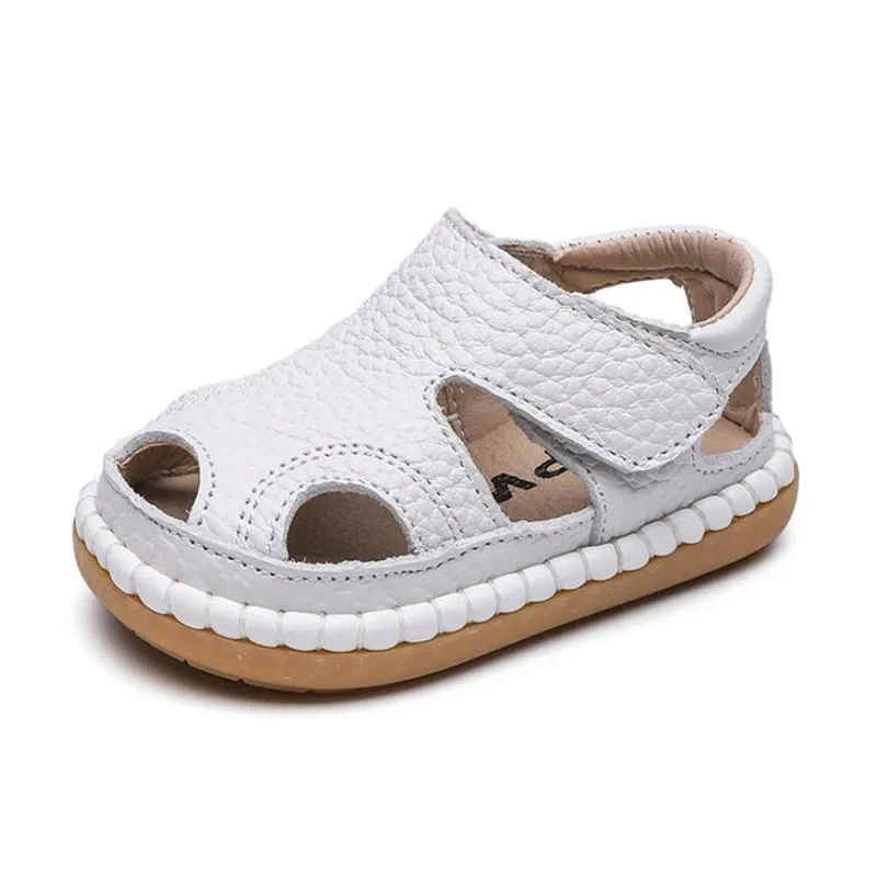 Baby Girls Genuine Leather Sandals Summer Boys Beach Shoes kids Casual Shoes Anti-kick Soft Cow tendon sole Infant Toddler Shoes
Baby Girls Genuine Leather Sandals Summer Boys Beach Shoes kids Casual Shoes Anti-kick Soft Cow tendon sole Infant Toddler Shoes