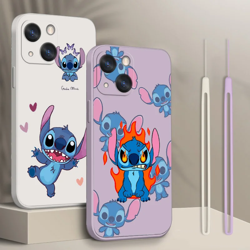 Cool Disney Stitch Phone Case For Apple iPhone 14 13 12 mini 11 Pro Max 8 7 Plus XR XS X Liquid Rope Funda Cover
Cool Disney Stitch Phone Case For Apple iPhone 14 13 12 mini 11 Pro Max 8 7 Plus XR XS X Liquid Rope Funda Cover